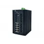 LevelOne 20-pordiline L2 Plus hallatav tööstuslik kommutaator, 8 x 1GbE RJ45, 8 x 1GbE SFP, 4 x 1/2.5/10GbE SFP+, DIN-liist, -40 °C kuni 80 °C