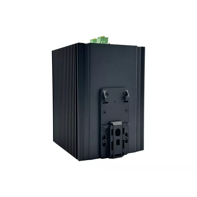 LevelOne 20-pordiline L2 Plus hallatav tööstuslik kommutaator, 8 x 1GbE RJ45, 8 x 1GbE SFP, 4 x 1/2.5/10GbE SFP+, DIN-liist, -40 °C kuni 80 °C