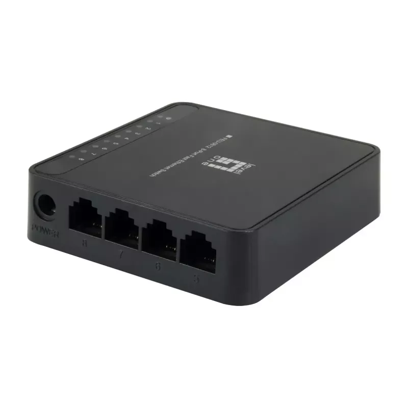 LevelOne FEU-0812 võrgulüliti haldamata Fast Ethernet (10/100) must