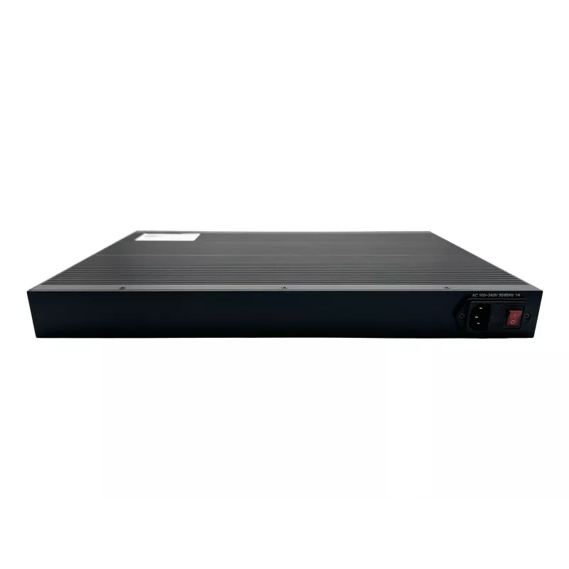 LevelOne 28-pordiline L2 Plus hallatav gigabitine kiudoptiline tööstuslik lüliti, 4x 1,25/2,5GbE SFP, 16x 1,25GbE SFP, 8x gigabitine SFP/RJ45 komboport, koondatud toiteplokk, -40 °C kuni 80 °C