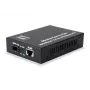 LevelOne GVT-0500 võrgumeediumimuundur 10000 Mbit/s Must