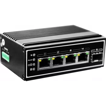 LevelOne IGP-0502 võrgukommutaator haldamata Gigabit Ethernet (10/100/1000) Power over Ethernet (PoE) Must