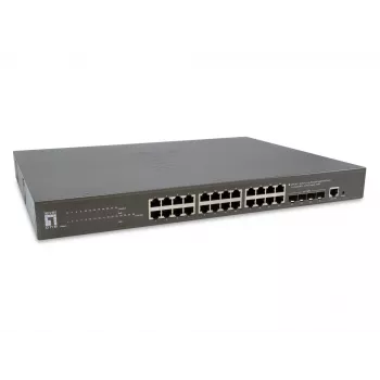 LevelOne GTP-2871 võrgukommutaator hallatav L3 Gigabit Ethernet (10/100/1000) Power over Ethernet (PoE) Hall