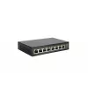 LevelOne Hilbert 8-pordiline Gigabit PoE nutikas haldatav lüliti, 802.3at/af PoE, 8 PoE väljundit, 112,8 W PoE eelarve