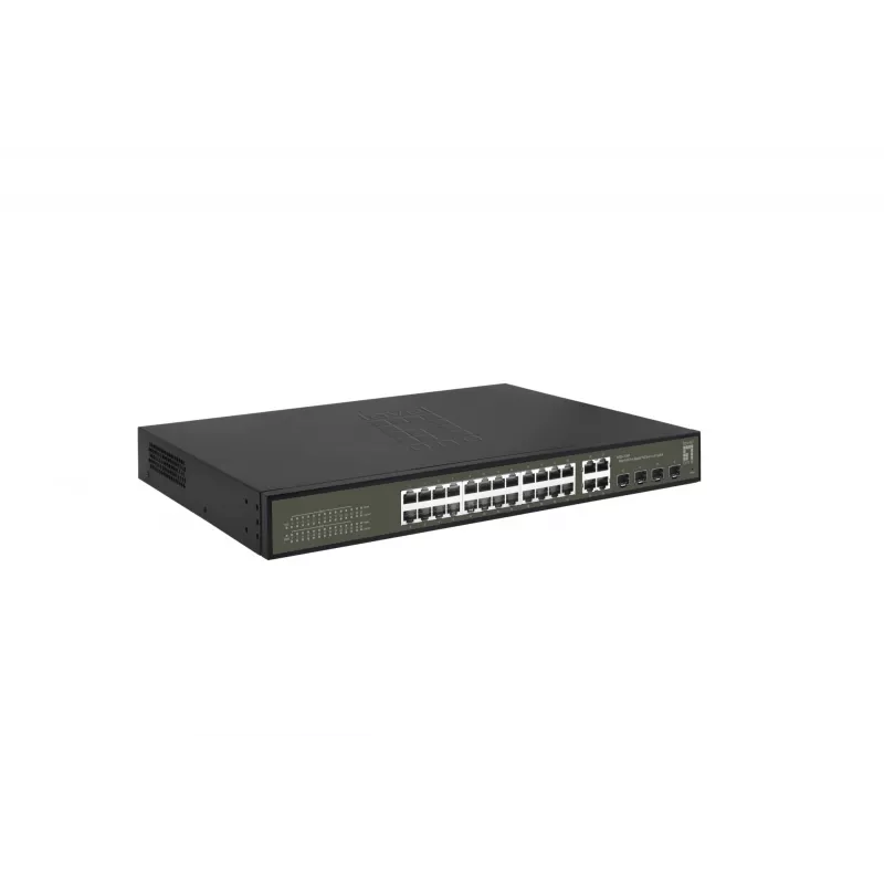 Hallatav kommutaator LevelOne Hilbert 28-pordiline Gigabit PoE