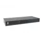 LevelOne 16-pordiline PS/2-USB VGA KVM-lüliti, 2048 x 1536 pikslit, rack-paigaldus, 1U, must