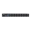 LevelOne 16-pordiline PS/2-USB VGA KVM-lüliti, 2048 x 1536 pikslit, rack-paigaldus, 1U, must