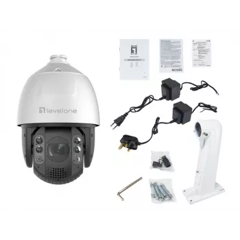 LevelOne FCS-4072 GEMINI PTZ IP-kaamera, 4 MP, 32x suum, H.265, IR 200 m, sise-/välistingimustesse