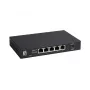 5-Pordine Haldamata 2,5G Etherneti lüliti LEVELONE GEU-0525 — 5× 2,5G RJ-45, haldamata, 25 Gbit/s kommutatsioonivõime, seinale paigaldatav