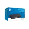 5-Pordine Haldamata 2,5G Etherneti lüliti LEVELONE GEU-0525 — 5× 2,5G RJ-45, haldamata, 25 Gbit/s kommutatsioonivõime, seinale paigaldatav