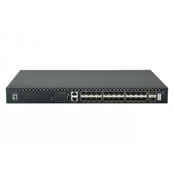 LevelOne 26-pordiline L3 hallatav TOR-kiudlüliti, 24x 1/10GbE SFP+, 2x 40/100GbE QSFP28, kuumvahetatav varutoiteplokk