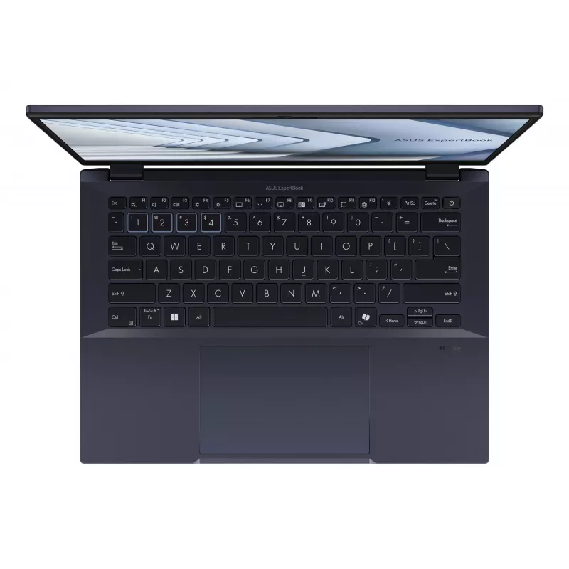 ASUS ExpertBook B5 B5404CMA-Q70103X Intel Core Ultra 7 155U Sülearvuti 35,6 cm (14 tolli) WUXGA 32 GB DDR5-SDRAM 1 TB SSD Wi-Fi 6E (802.11ax) Windows 11 Pro Saksa Must