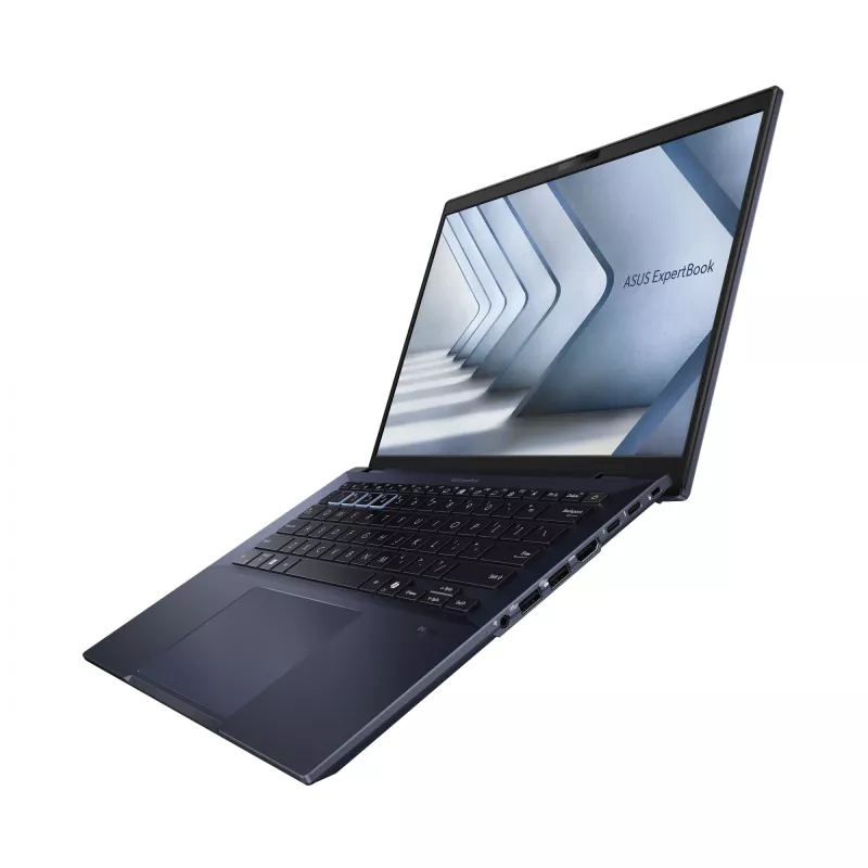 ASUS ExpertBook B5 B5404CMA-Q70103X Intel Core Ultra 7 155U Sülearvuti 35,6 cm (14 tolli) WUXGA 32 GB DDR5-SDRAM 1 TB SSD Wi-Fi 6E (802.11ax) Windows 11 Pro Saksa Must