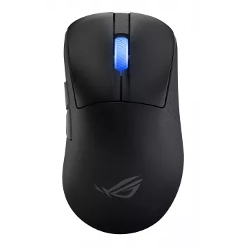 ASUS ROG Keris II Ace Wireless AimPoint Must hiir Mängimine Paremakäeline RF-juhtmevaba + Bluetooth + USB Type-A Optiline 42000 DPI