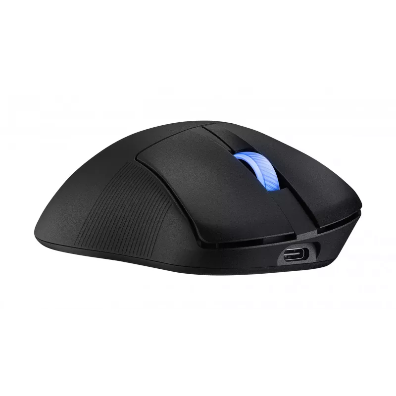 ASUS ROG Keris II Ace Wireless AimPoint Must hiir Mängimine Paremakäeline RF-juhtmevaba + Bluetooth + USB Type-A Optiline 42000 DPI