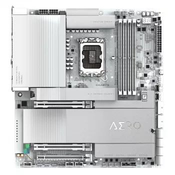 GIGABYTE Z890 AERO D emaplaat – toetab Intel Core Ultra (seeria 2) protsessoreid, 16+1+2 faasi VRM, kuni 9500 MHz DDR5 (OC), PCIe 5.0 M.2, Wi-Fi 7, Thunderbolt 5