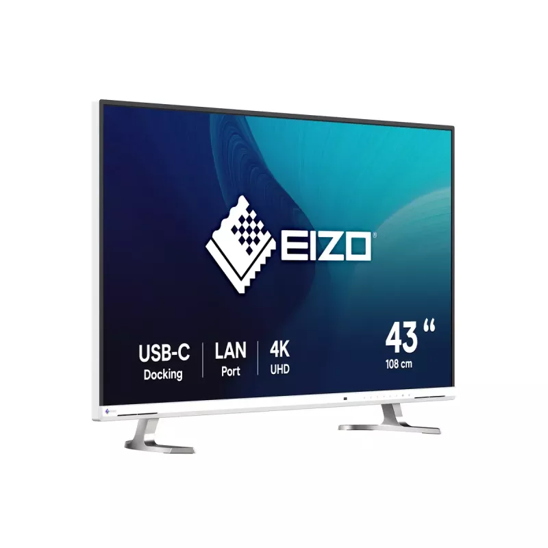 EIZO FlexScan EV4340X-WT arvutimonitor 108 cm (42,5 tolli) 3840 x 2160 pikslit 4K Ultra HD LCD valge
