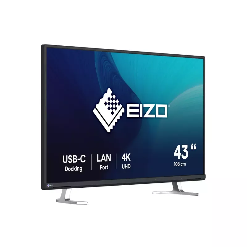 EIZO FlexScan EV4340X-BK arvutimonitor 108 cm (42,5 tolli) 3840 x 2160 pikslit 4K Ultra HD LCD Must