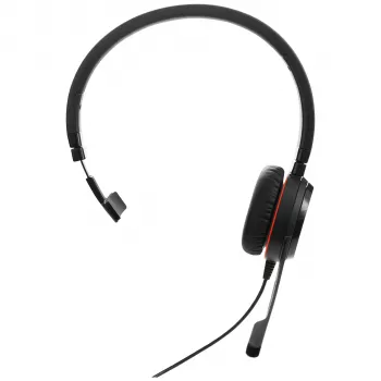 Jabra Evolve 20 SE peakomplekt, juhtmega, peakinnitus, kontor/kõnekeskus, USB USB-C / USB Type-A, must