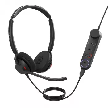 Jabra Engage 50 II - (50 II Link) USB-C/A UC Stereo, juhtmega, kontori/kõnekeskuse jaoks, 152 g, peakomplekt, must