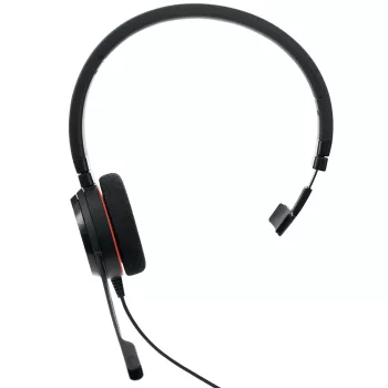 Jabra Evolve 20 peakomplekt, juhtmega, peapael, kontor/kõnekeskus, USB USB-C / USB Type-A, must