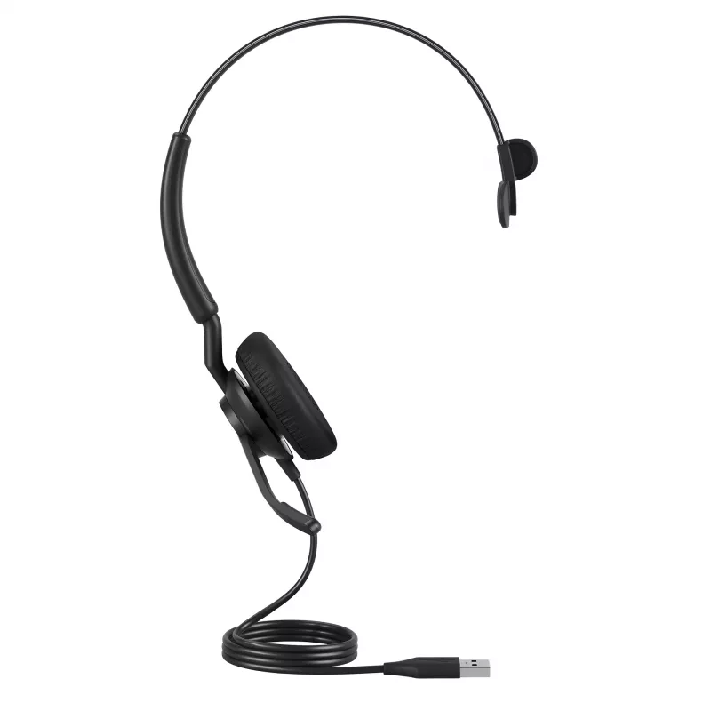 Jabra Engage 40 - (Inline Link) USB-C/A UC Mono, juhtmega, kontori/kõnekeskuse jaoks, 45 g, kõrvaklapid, must
