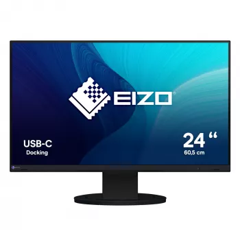 EIZO FlexScan EV2480-BK arvutimonitor 60,5 cm (23,8 tolli) 1920 x 1080 pikslit Full HD LCD must