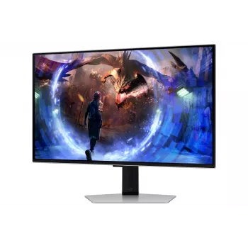 Samsung G60SD arvutimonitor 68,6 cm (27 tolli) 2560 x 1440 pikslit Quad HD OLED Hõbedane