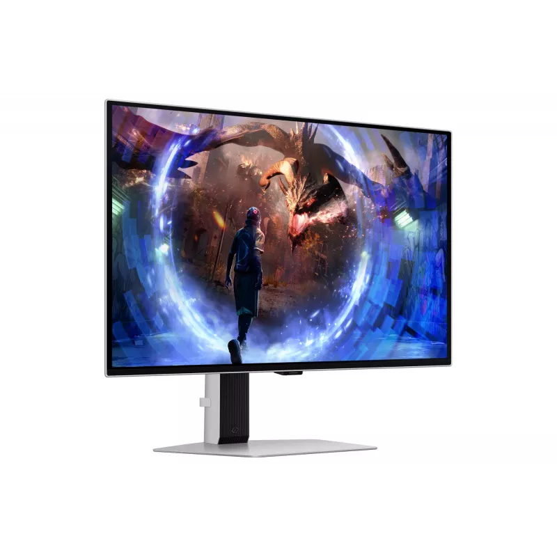 Samsung G60SD arvutimonitor 68,6 cm (27 tolli) 2560 x 1440 pikslit Quad HD OLED Hõbedane