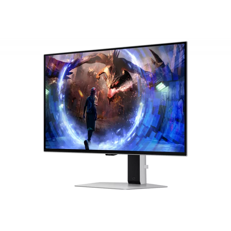 Samsung G60SD arvutimonitor 68,6 cm (27 tolli) 2560 x 1440 pikslit Quad HD OLED Hõbedane