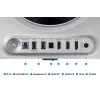 Samsung G60SD arvutimonitor 68,6 cm (27 tolli) 2560 x 1440 pikslit Quad HD OLED Hõbedane