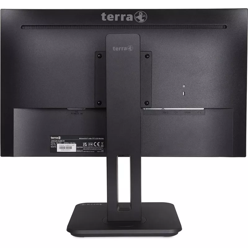 TERRA 3030238 arvutimonitor 60,5 cm (23,8 tolli) 1920 x 1080 pikslit Full HD LED Must