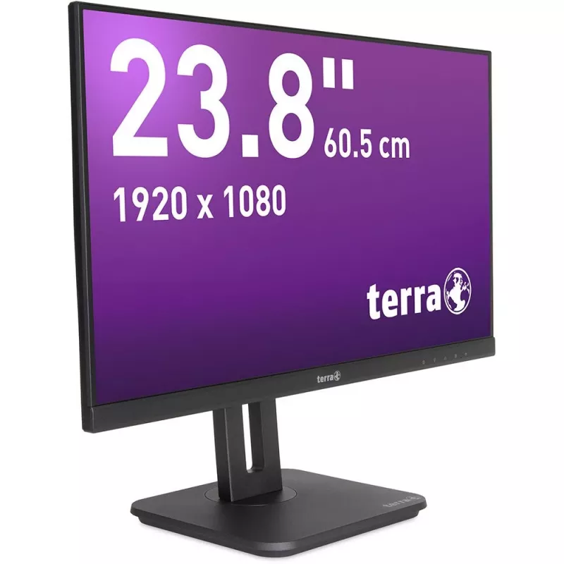 TERRA 3030238 arvutimonitor 60,5 cm (23,8 tolli) 1920 x 1080 pikslit Full HD LED Must