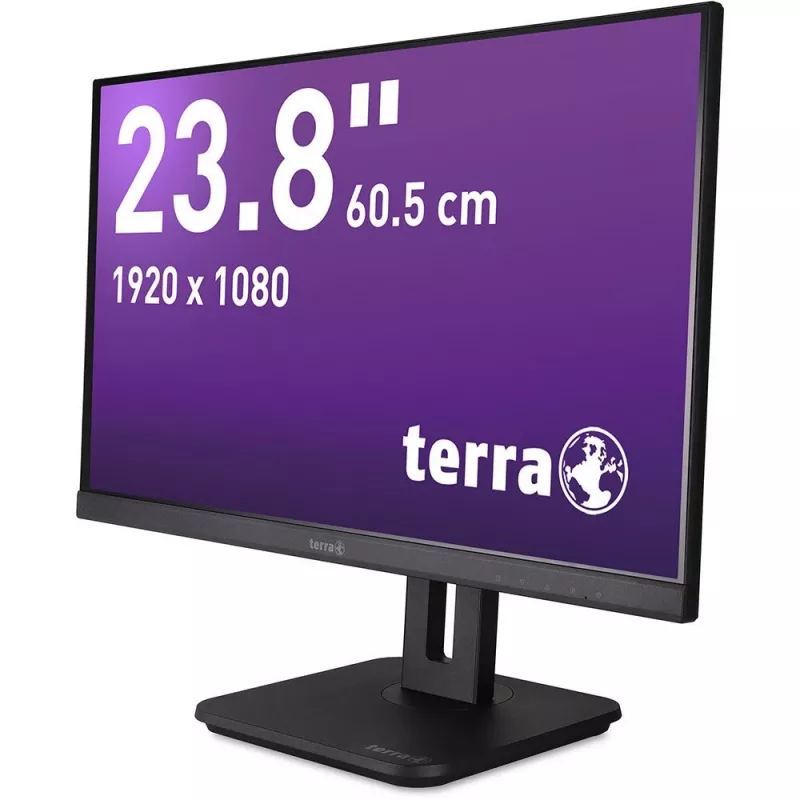 TERRA 3030238 arvutimonitor 60,5 cm (23,8 tolli) 1920 x 1080 pikslit Full HD LED Must