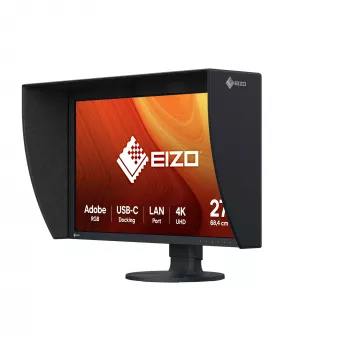 EIZO ColorEdge CG2700X arvutimonitor 68,6 cm (27 tolli) 3840 x 2160 pikslit 4K Ultra HD LCD must