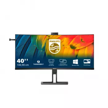 Philips 40B1U6903CH/00 arvutimonitor 100,8 cm (39,7 tolli) 5120 x 2160 pikslit 5K Ultra HD LCD must