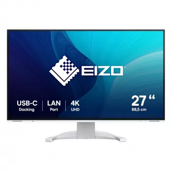 EIZO FlexScan EV2740X-WT arvutimonitor 68,6 cm (27 tolli) 3840 x 2160 pikslit 4K Ultra HD LCD Valge