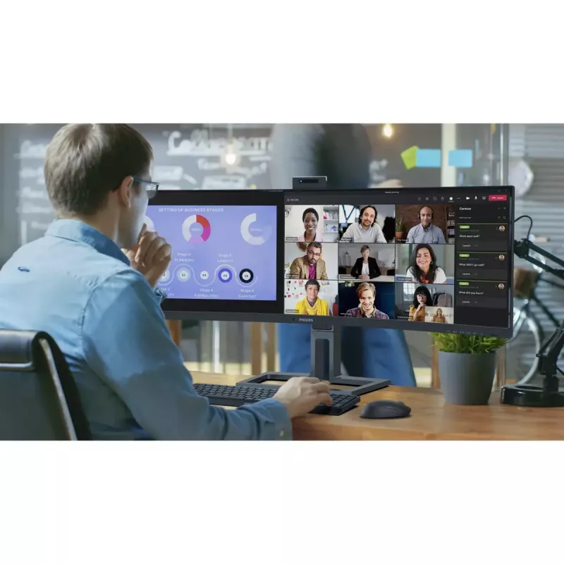 Philips 6000 seeria 45B1U6900CH/00 arvutimonitor 113 cm (44,5 tolli) 5120 x 1440 pikslit UltraWide Dual Quad HD LED must