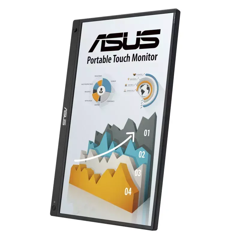 ASUS ZenScreen MB16AMTR arvutimonitor 39,6 cm (15,6 tolli) 1920 x 1080 pikslit Full HD LCD puuteekraan Must