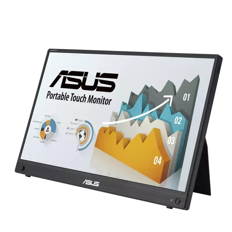ASUS ZenScreen MB16AMTR arvutimonitor 39,6 cm (15,6 tolli) 1920 x 1080 pikslit Full HD LCD puuteekraan Must