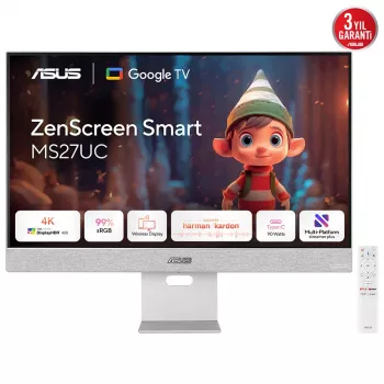 ASUS ZenScreen Smart Monitor MS27UC arvutikuvar 68,6 cm (27 tolli) 3840 x 2160 pikslit 4K Ultra HD LCD hall