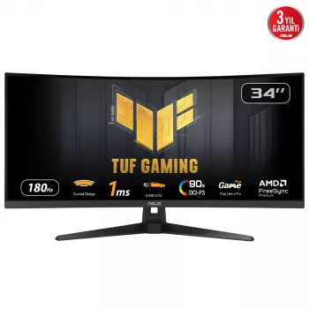ASUS TUF Gaming VG34VQ3B arvutimonitor 86,4 cm (34 tolli) 3440 x 1440 pikslit UltraWide Quad HD LED must
