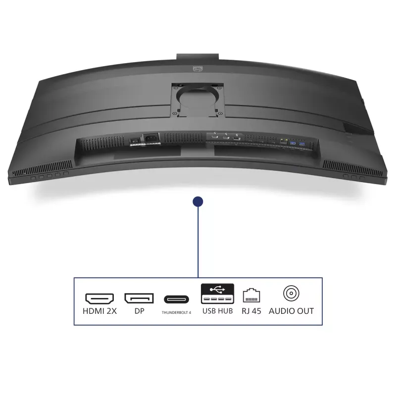 Philips 49B2U6903CH/00 arvutimonitor 124,5 cm (49 tolli) 5120 x 1440 pikslit Dual QHD LCD hall