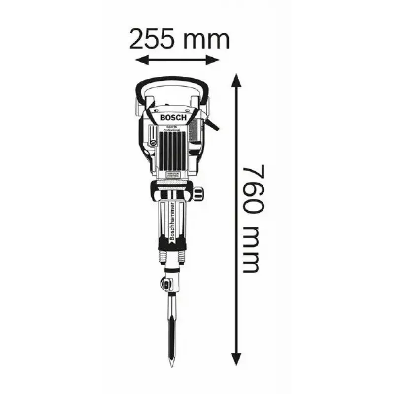Bosch 0 611 335 100 löökpuur 1750 W
