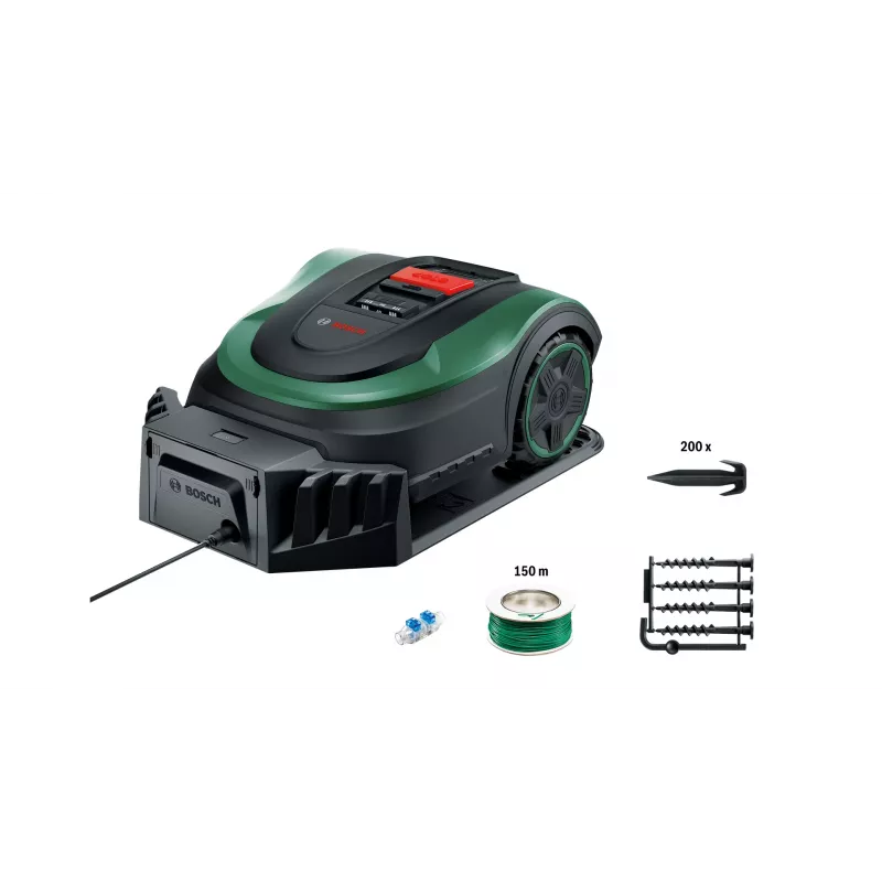 Bosch Indego S 500 Robootiline muruniiduk Aku Must, Roheline