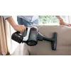 Bosch BSS711W ridavakum/elektrihari Aku Kuiv Kotita 0,3 L Must, Hõbedane, Valge