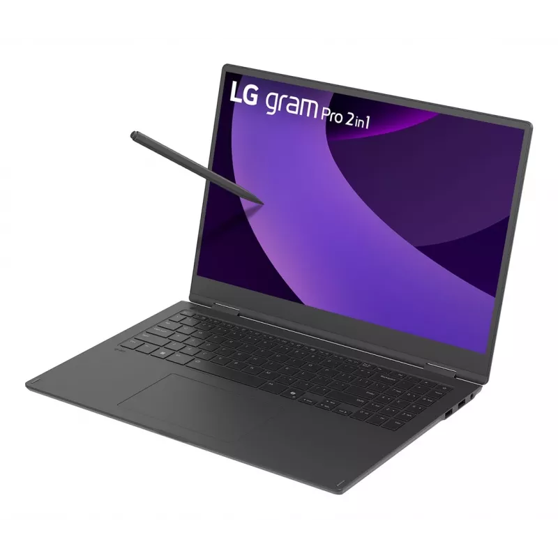 Hübriidsülearvuti LG Gram Pro 16TB90TP 16-tolline Intel Core Ultra 7 16GB 1TB Intel Arc 140T Windows 11 Pro