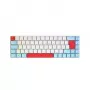 CHERRY MX-LP 2.1 Compact traadita klaviatuur mängimiseks RF-traadita ja Bluetooth-ühendusega QWERTZ Saksa Valge