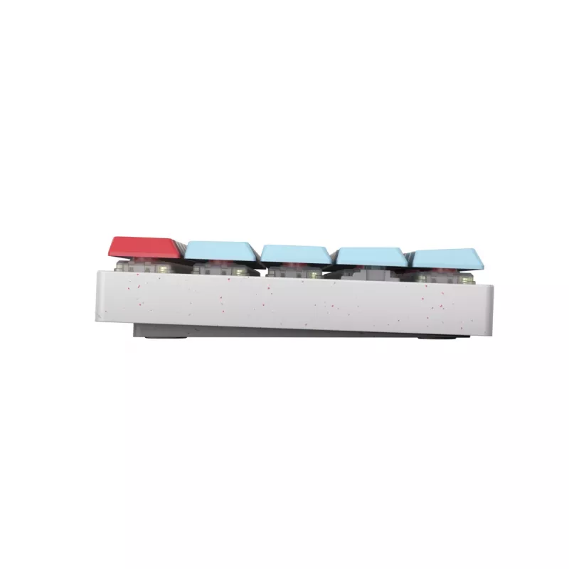 CHERRY MX-LP 2.1 Compact traadita klaviatuur mängimiseks RF-traadita ja Bluetooth-ühendusega QWERTZ Saksa Valge