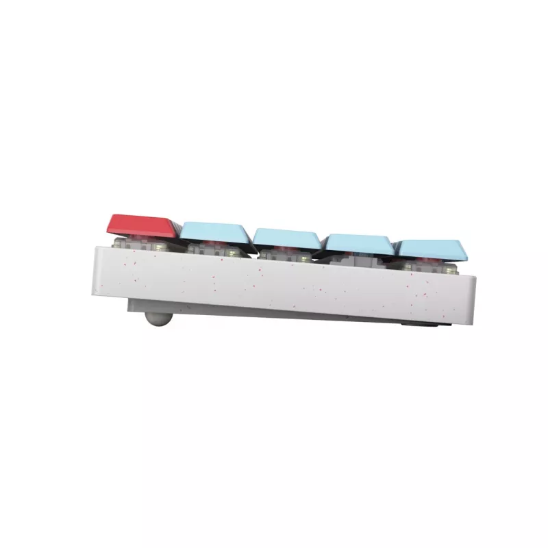 CHERRY MX-LP 2.1 Compact traadita klaviatuur mängimiseks RF-traadita ja Bluetooth-ühendusega QWERTZ Saksa Valge